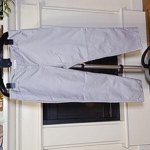 Liz Claiborne Light Gray Cropped Dress Pants
